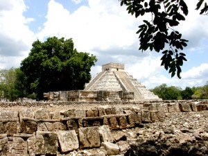 Maya-Tempel auf Yucatan, Mexiko Maya-Tempel auf Yucatan, Mexiko